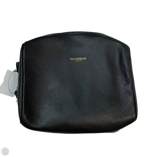 Makeup Bag Leather By Paul Costelloe, Size: Medium