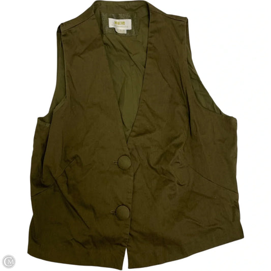 Top Sleeveless By Maeve In Green, Size: M
