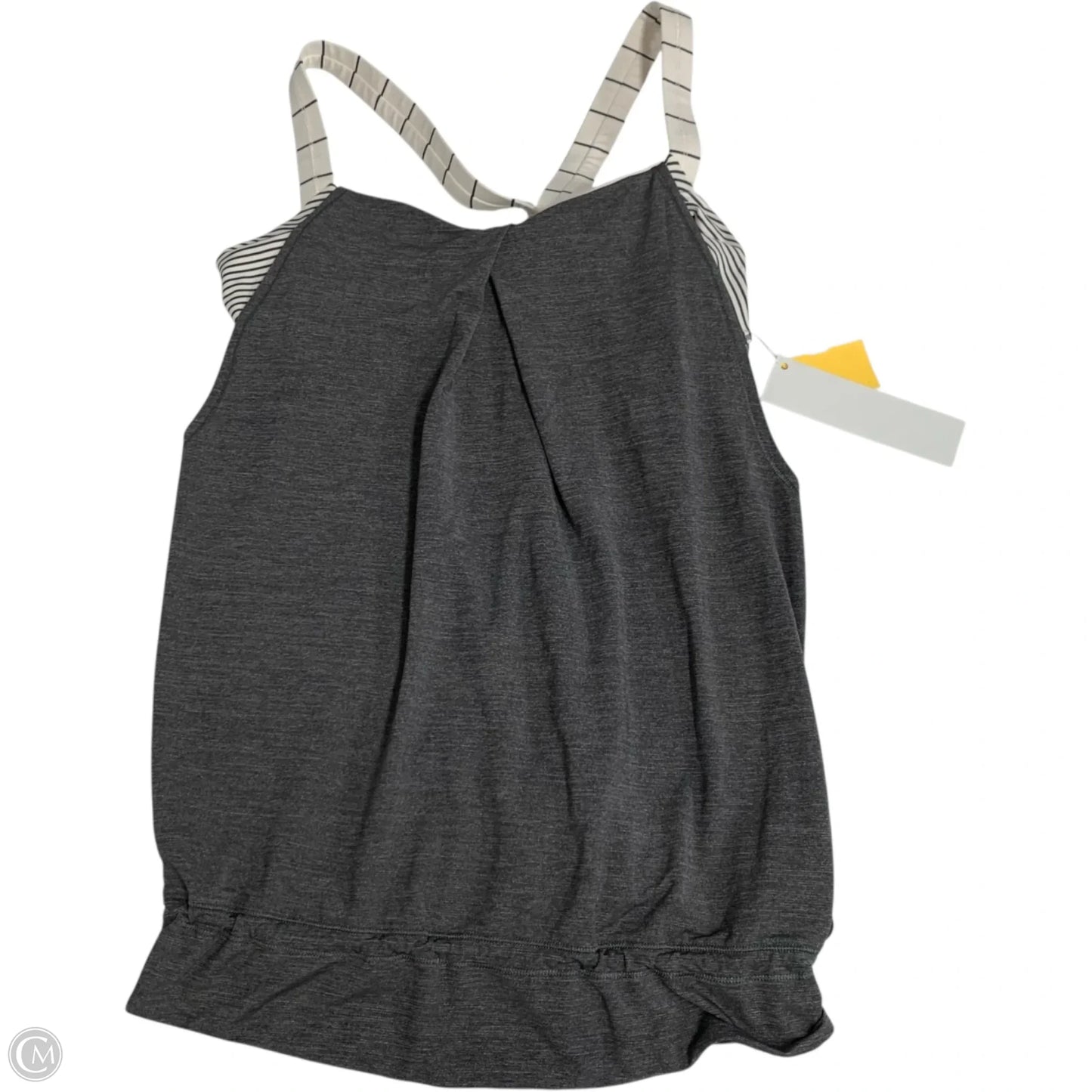 Athletic Tank Top By Lululemon In Grey, Size: M
