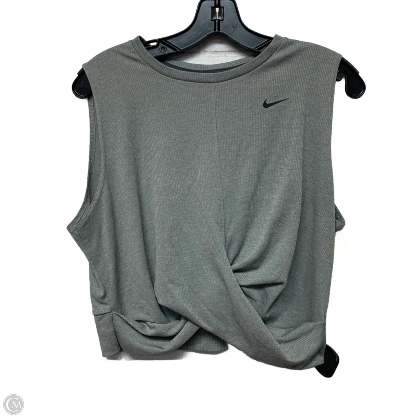 Athletic Tank Top By Nike In Grey, Size: Xl