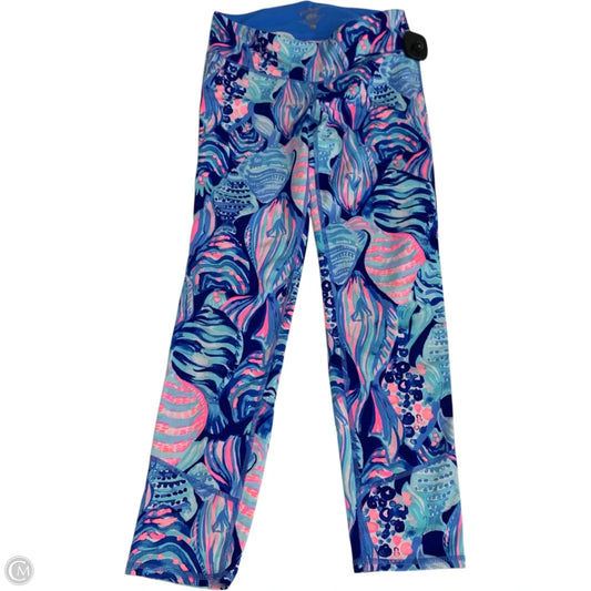 Pants Designer By Lilly Pulitzer In Blue & Pink, Size: S