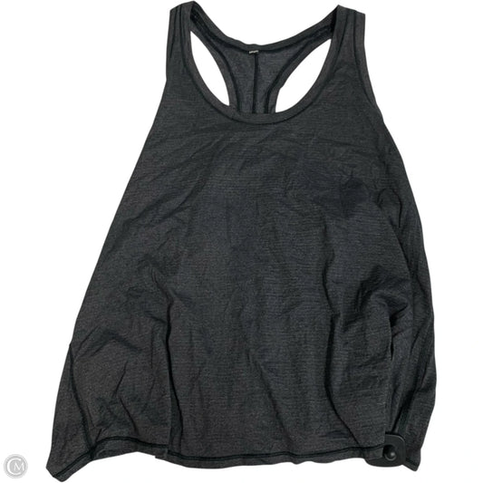 Athletic Tank Top By Lululemon In Grey, Size: M
