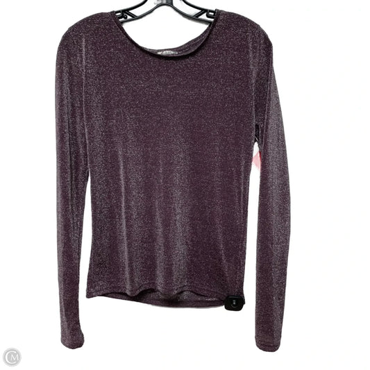 Top Long Sleeve By Free People In Purple, Size: L