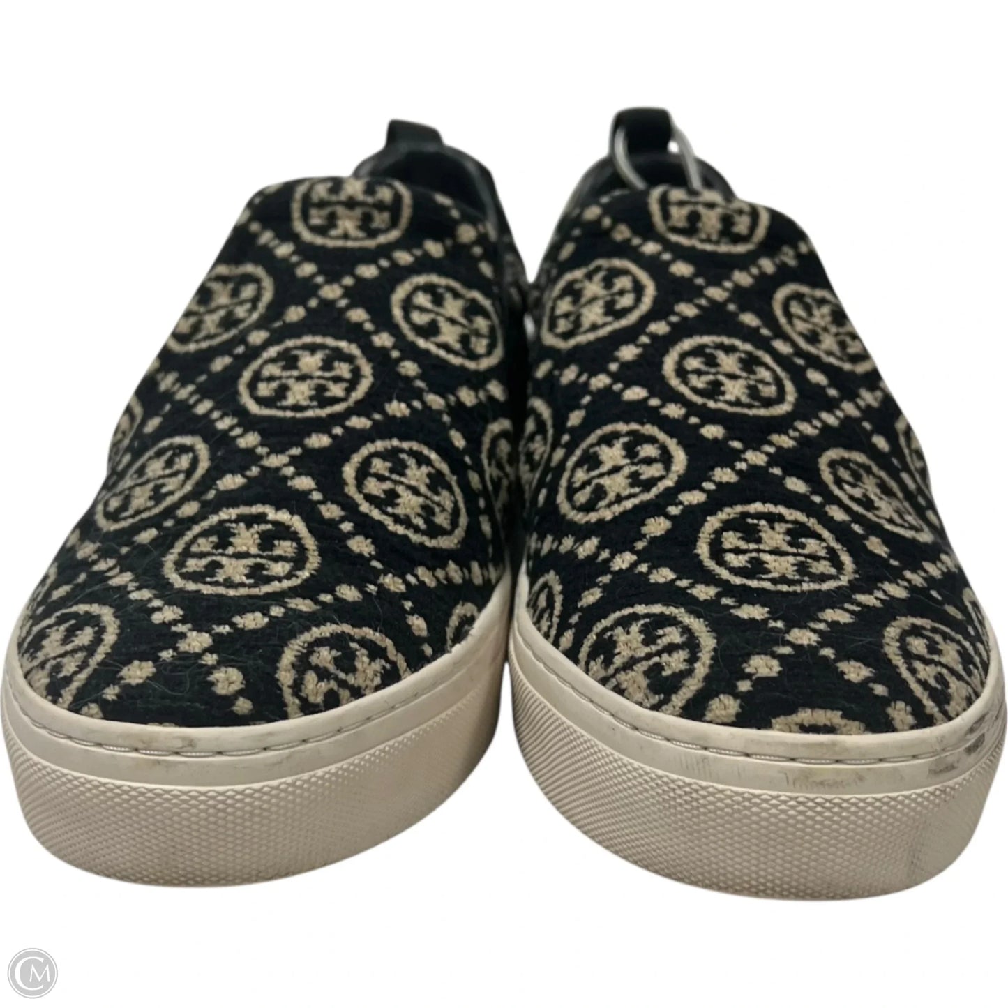 Shoes Designer By Tory Burch In Black & Cream, Size: 9