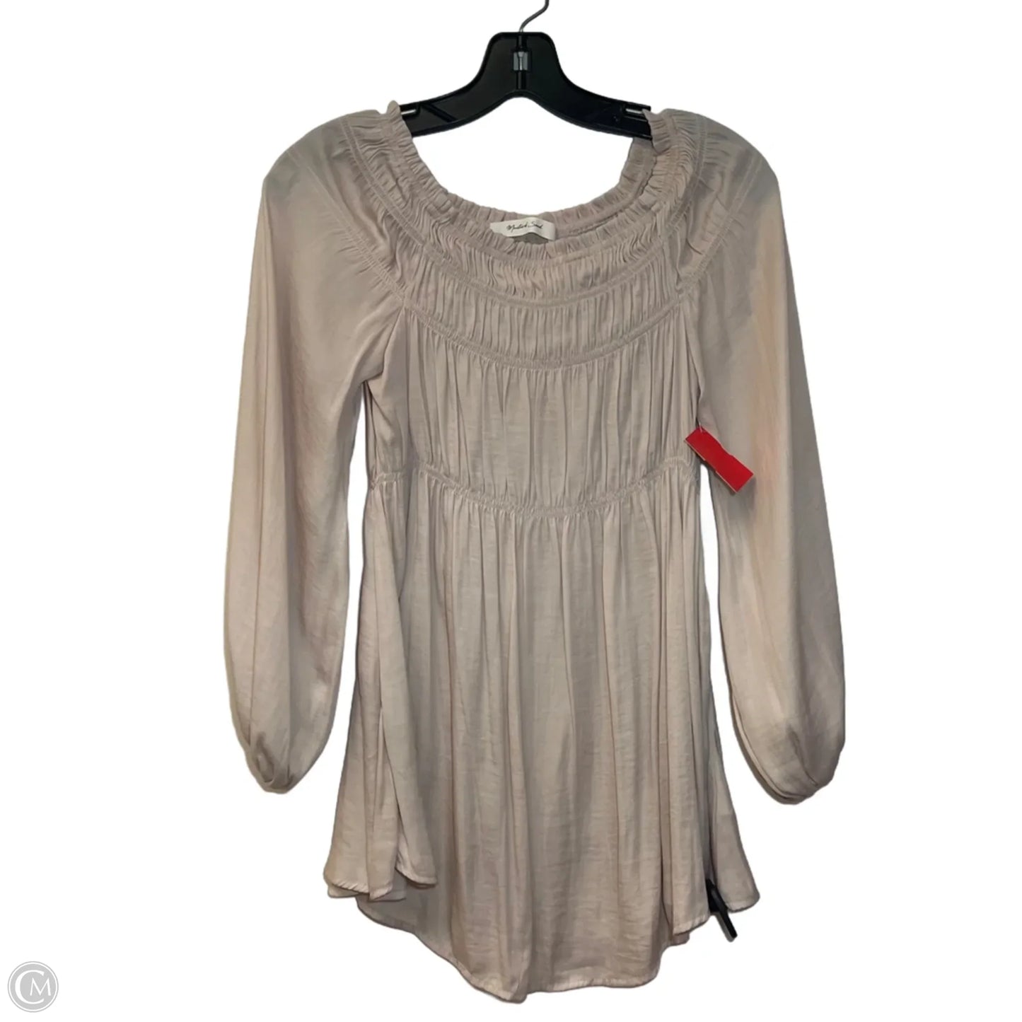 Blouse Long Sleeve By Mustard Seed In Pink, Size: S