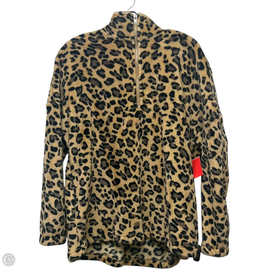 Sweatshirt Collar By Amaryllis In Animal Print, Size: M