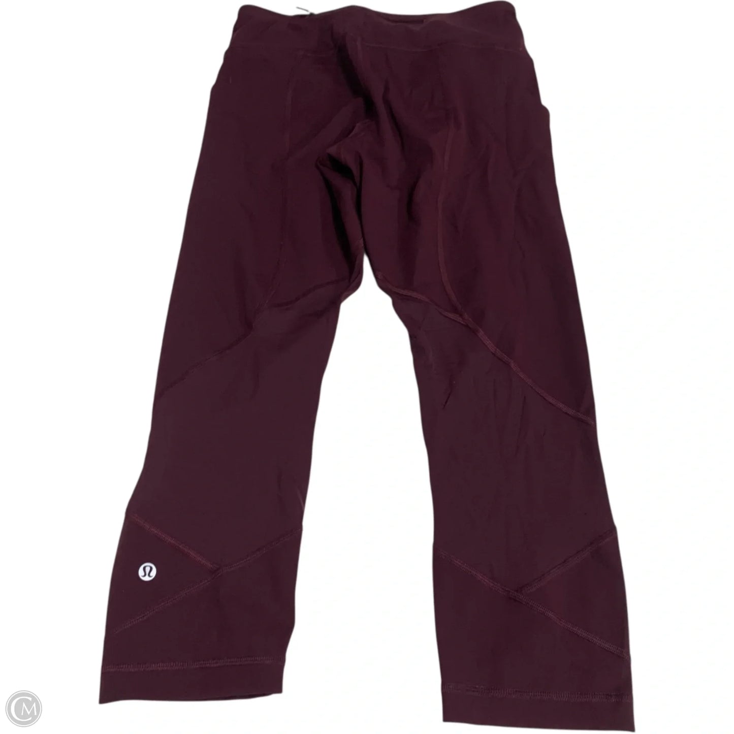 Athletic Leggings Capris By Lululemon In Pink, Size: M