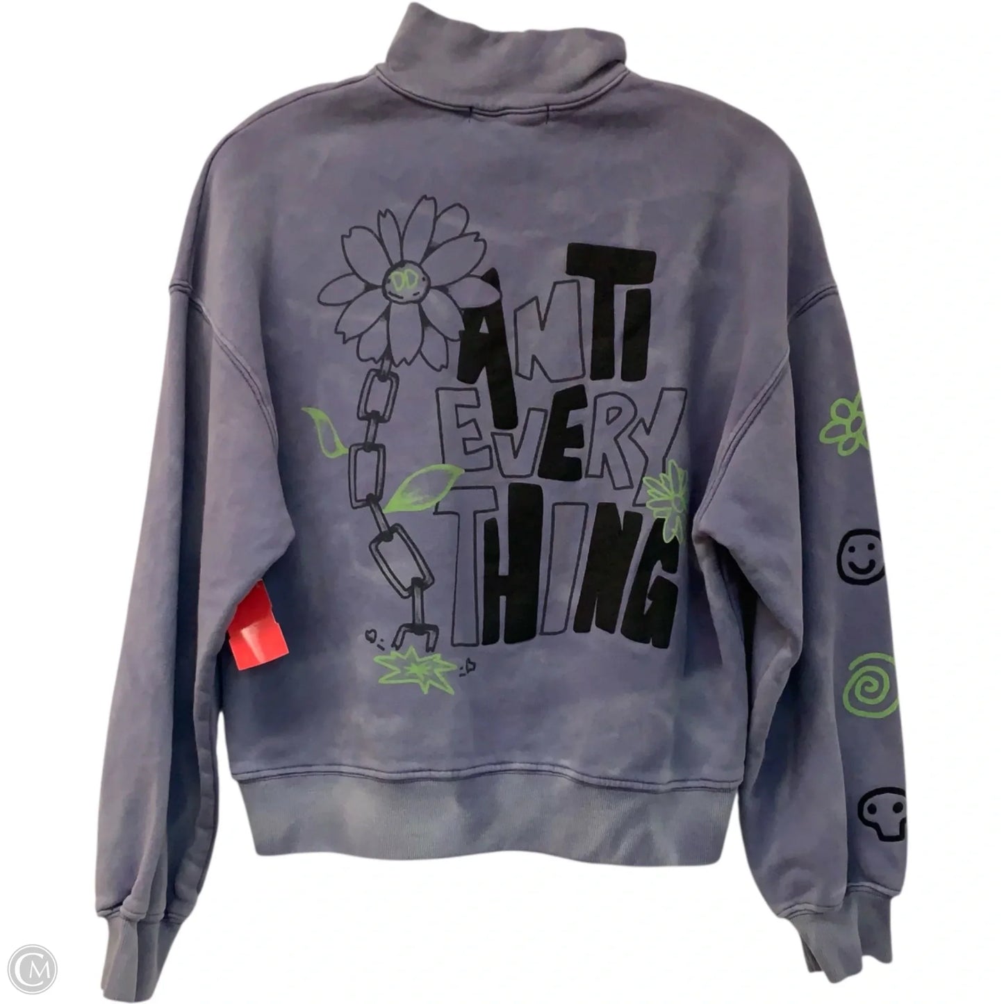 Sweatshirt Collar By Daydreamer In Purple, Size: Xs