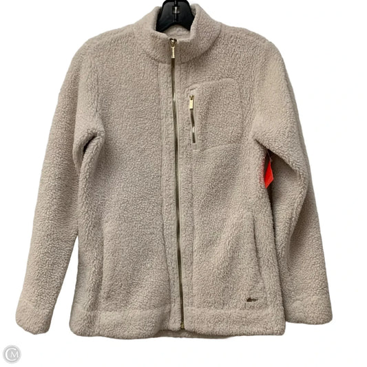 Jacket Faux Fur & Sherpa By Calvin Klein In Cream, Size: Xs