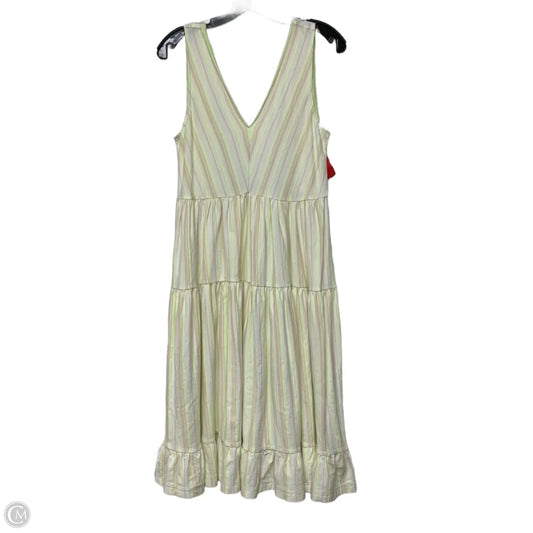 Dress Casual Short By Anthropologie In Green & Tan, Size: Xs