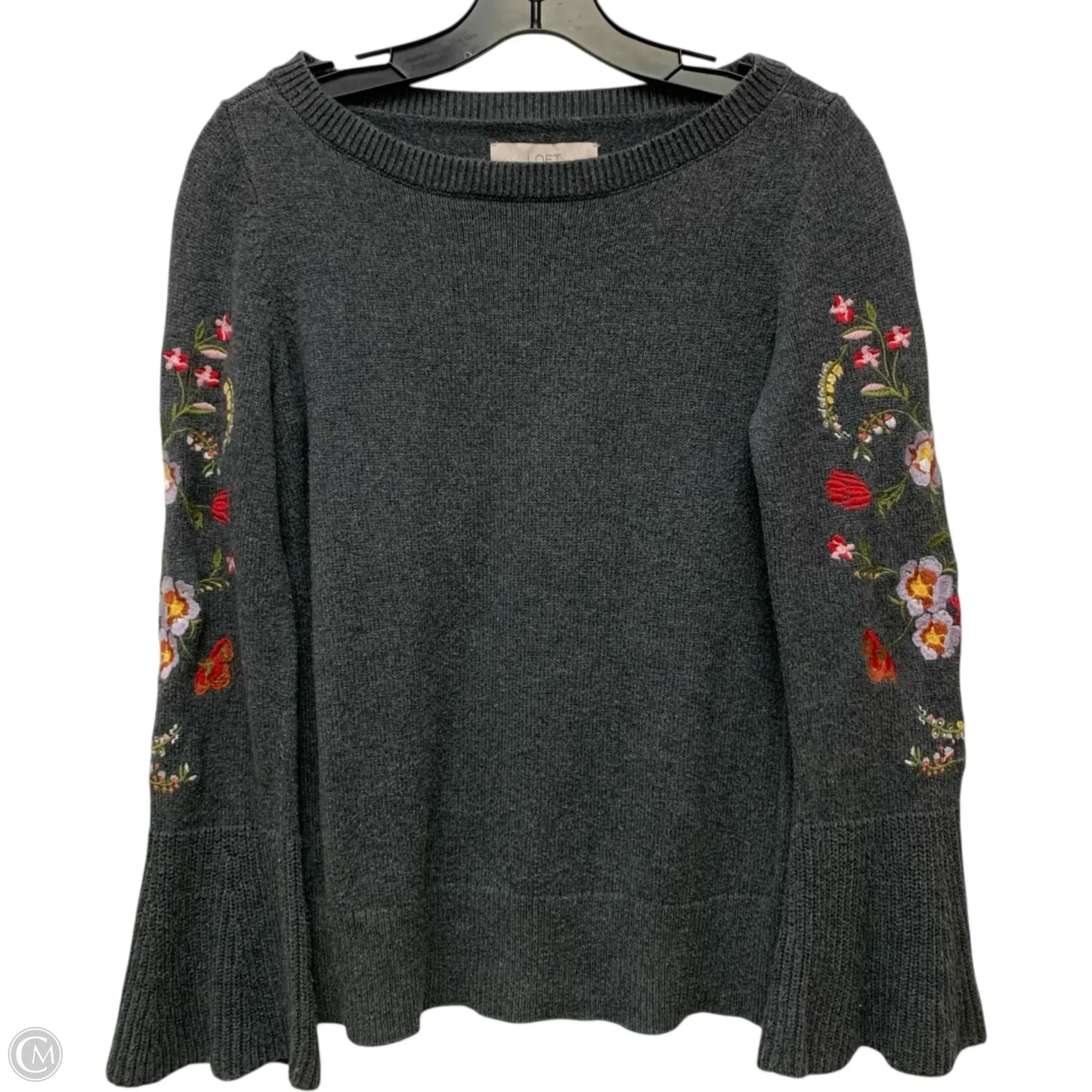 Sweater By Loft In Grey, Size: Xs