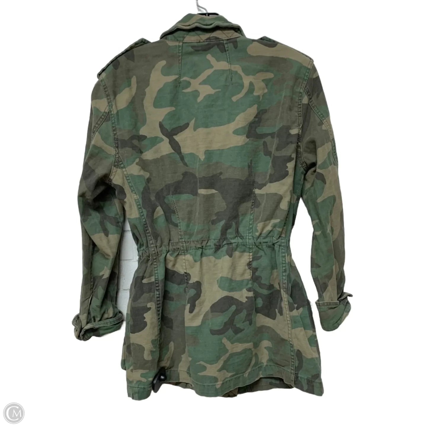 Jacket Utility By Free People In Camouflage Print, Size: S