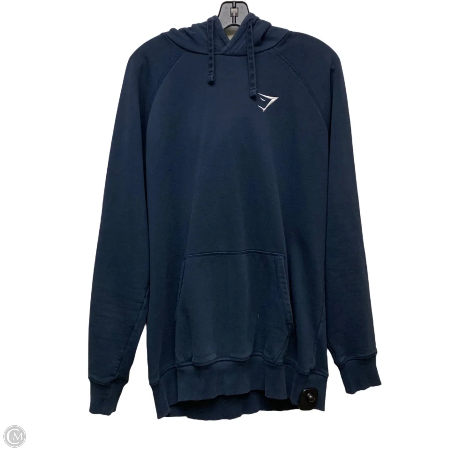 Sweatshirt Hoodie By Gym Shark In Blue, Size: L