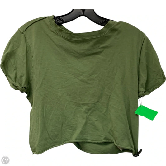 Top Short Sleeve By We The Free In Green, Size: Xs