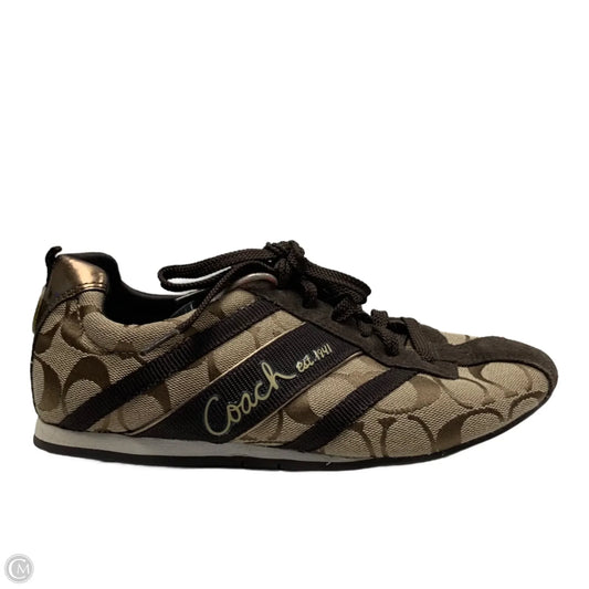 Shoes Designer By Coach In Brown, Size: 6.5