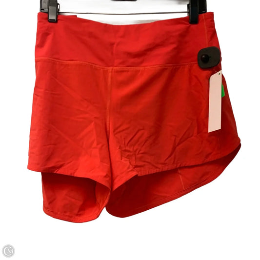 Athletic Shorts By Lululemon In Red, Size: L
