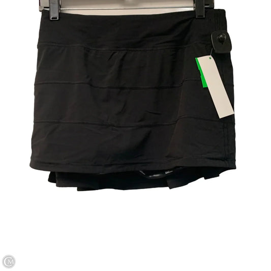 Athletic Skort By Lululemon In Black, Size: L