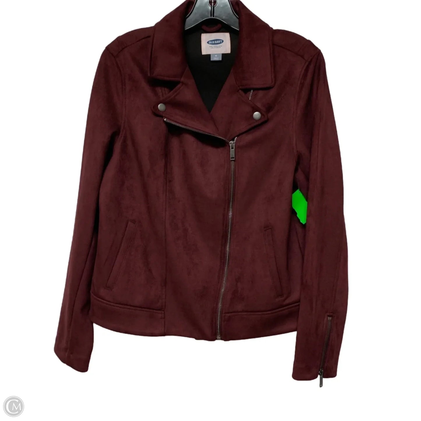 Jacket Moto By Old Navy In Red, Size: M