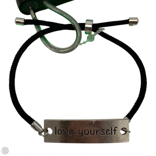 Bracelet in Black & Silver