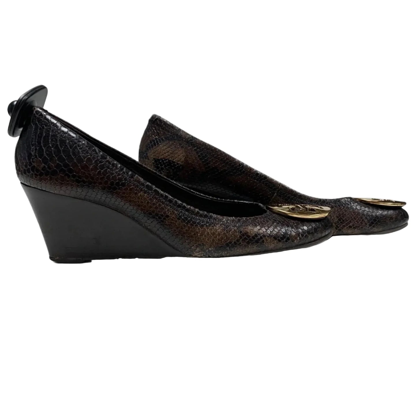 Shoes Designer By Tory Burch In Brown, Size: 9.5