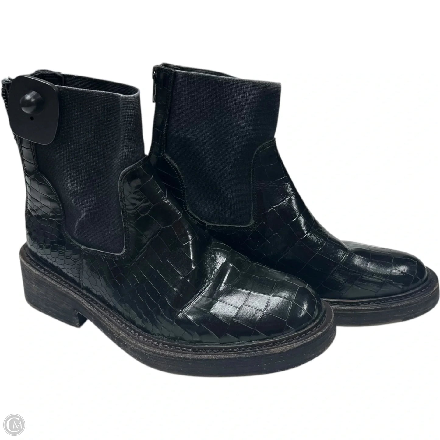 Boots Ankle Heels By Free People In Black, Size: 7.5