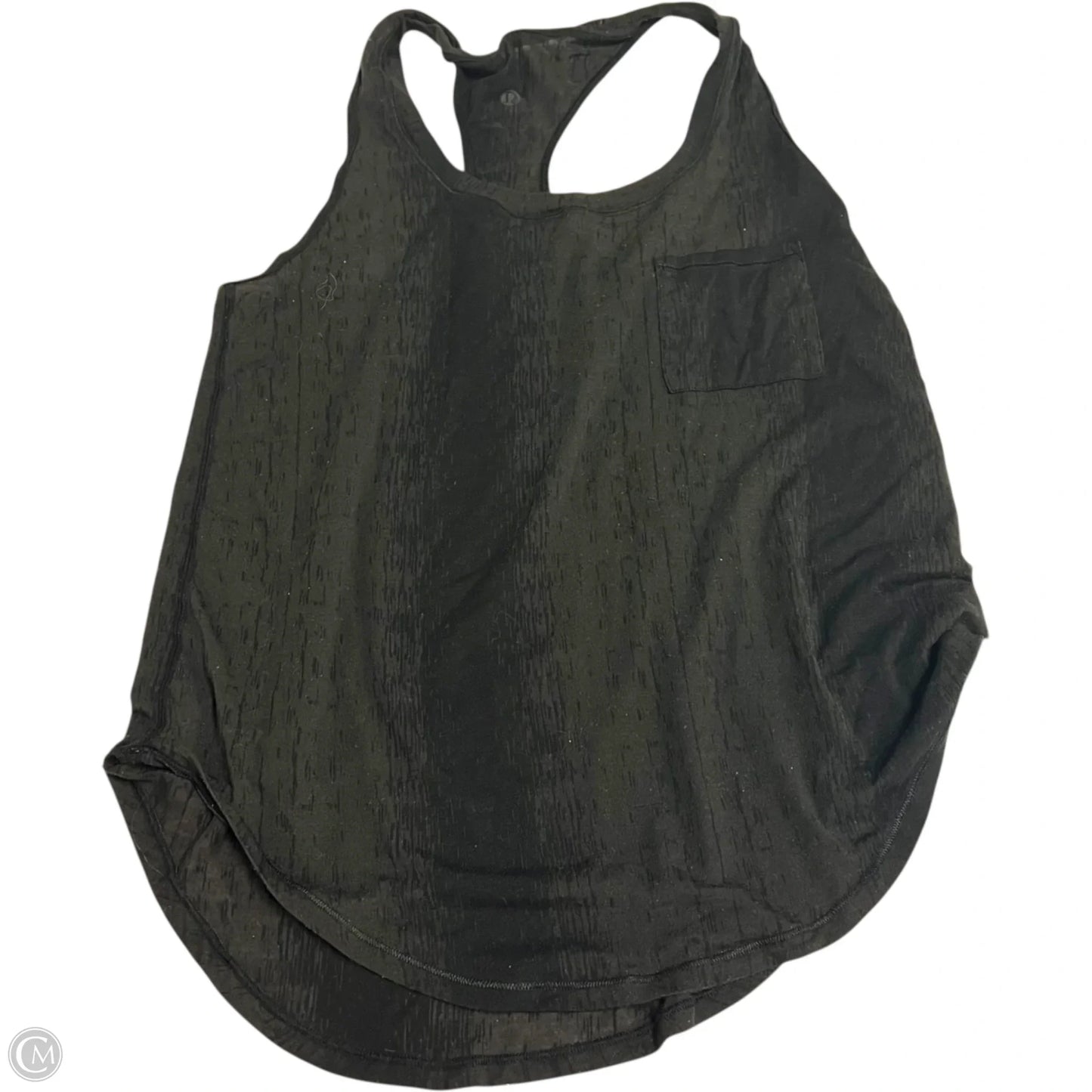 Athletic Tank Top By Lululemon In Black, Size: S