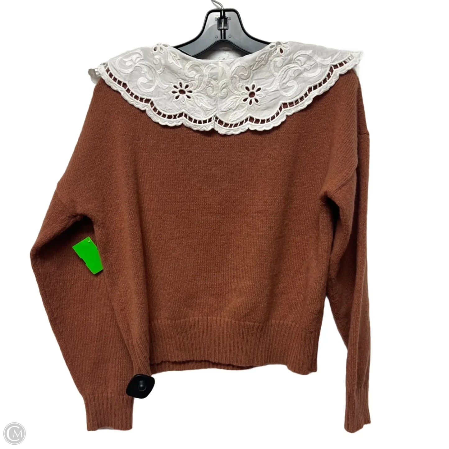 Sweater By Vestique In Brown, Size: S