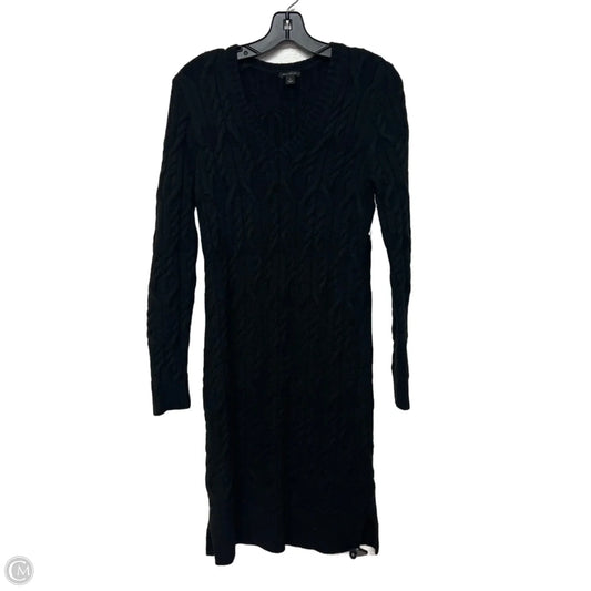 Dress Sweater By Ann Taylor In Black, Size: M