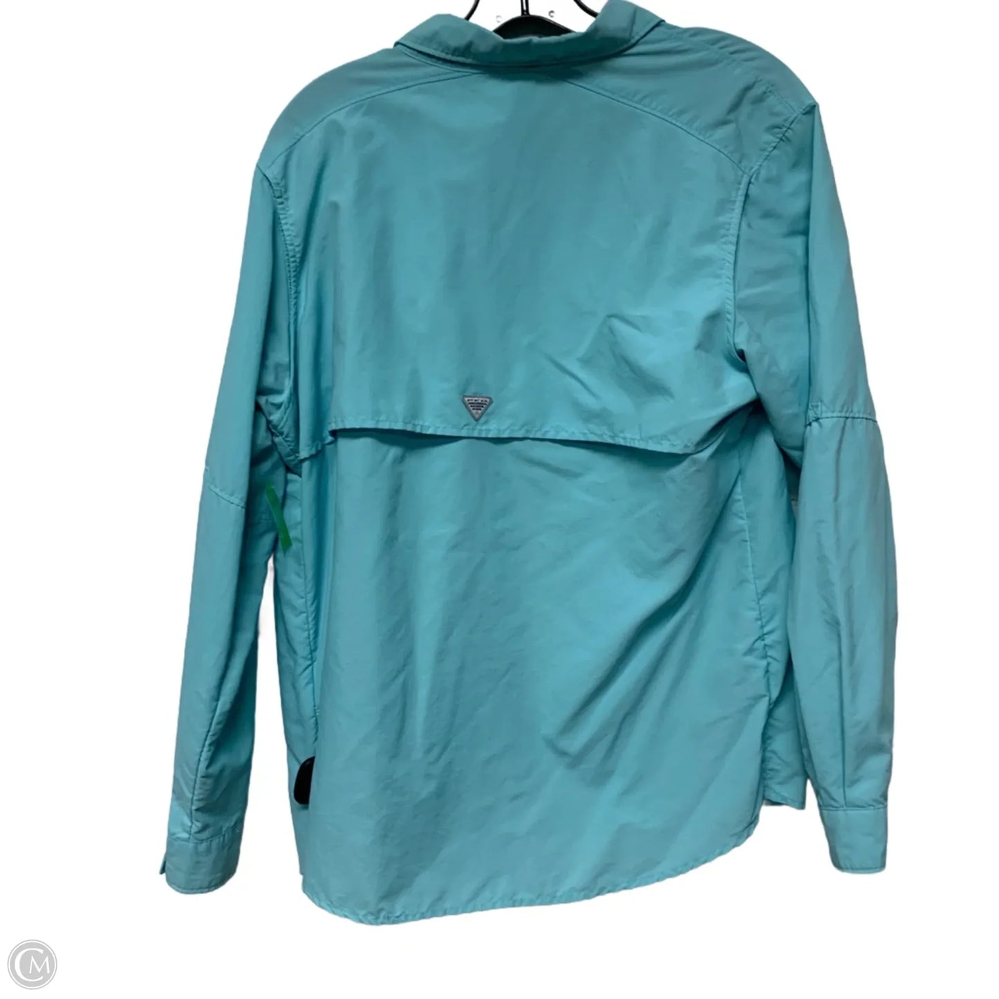 Jacket Shirt By Columbia In Blue, Size: M