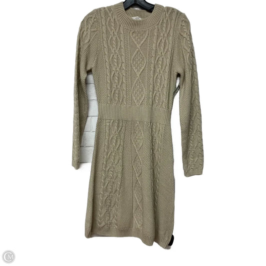 Dress Sweater By Lucky Brand In Cream, Size: M