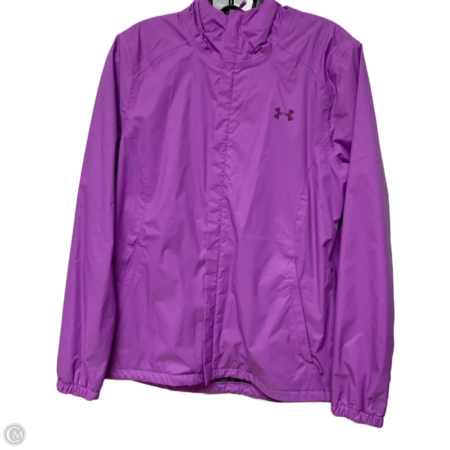 Jacket Windbreaker By Under Armour In Purple, Size: M
