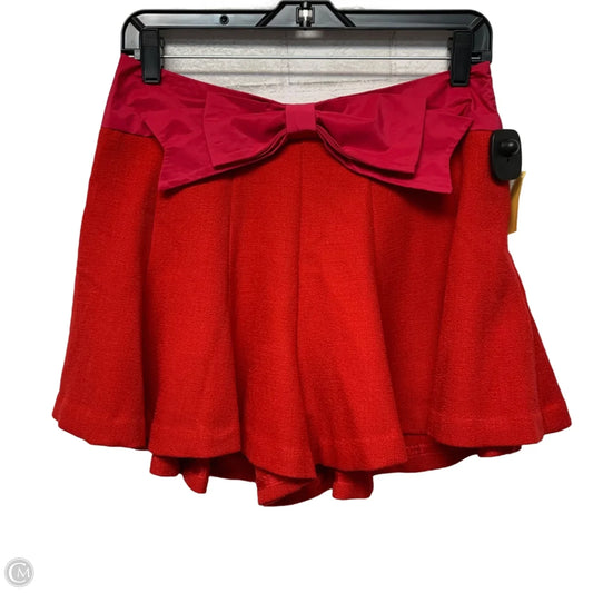 Skirt Mini & Short By Anthropologie In Pink & Red, Size: S