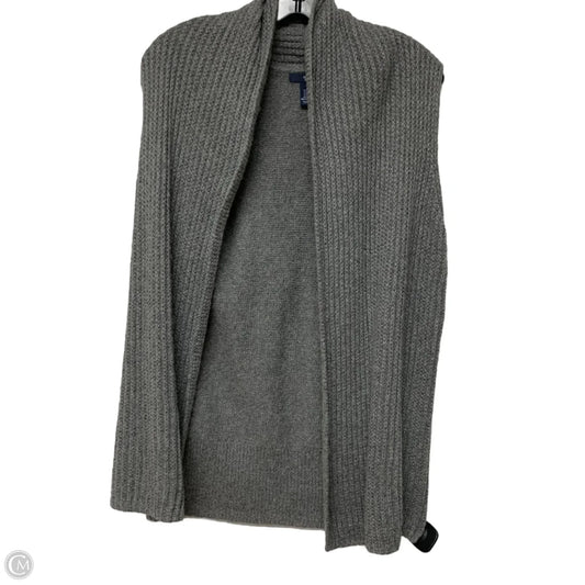 Vest Sweater By Gap In Grey, Size: Xs