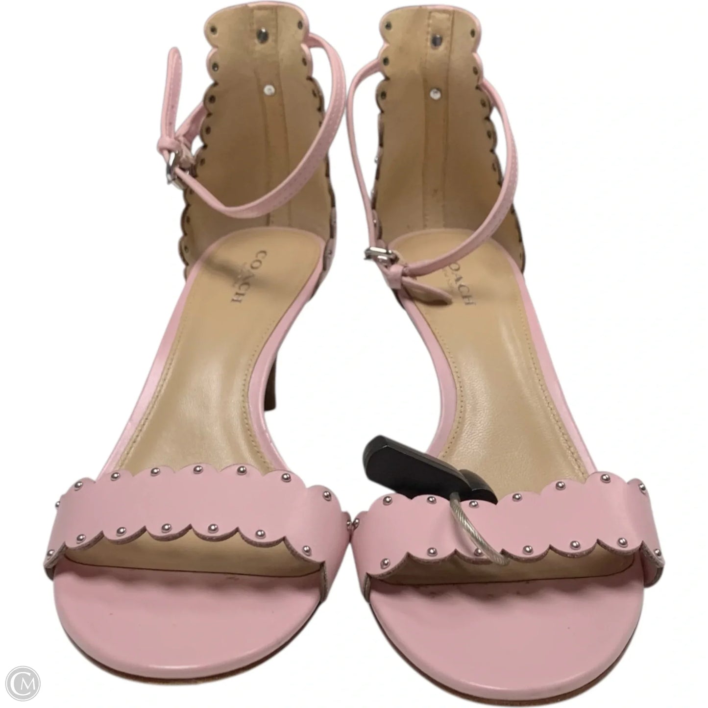 Sandals Designer By Coach In Pink, Size: 8.5