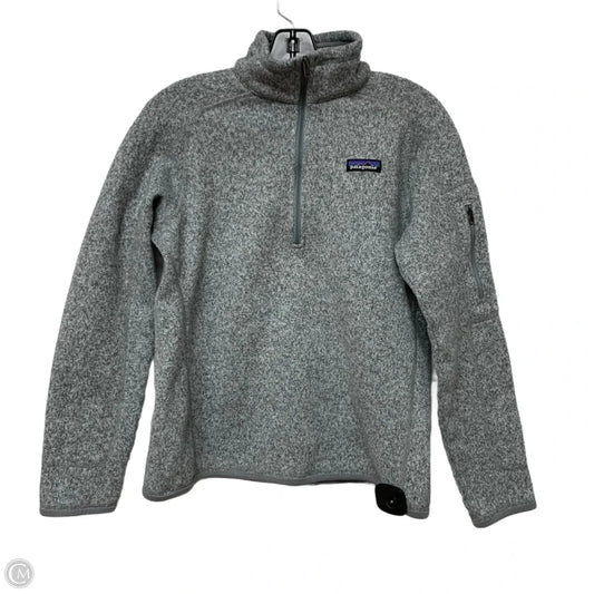 Sweatshirt Collar By Patagonia In Grey, Size: M