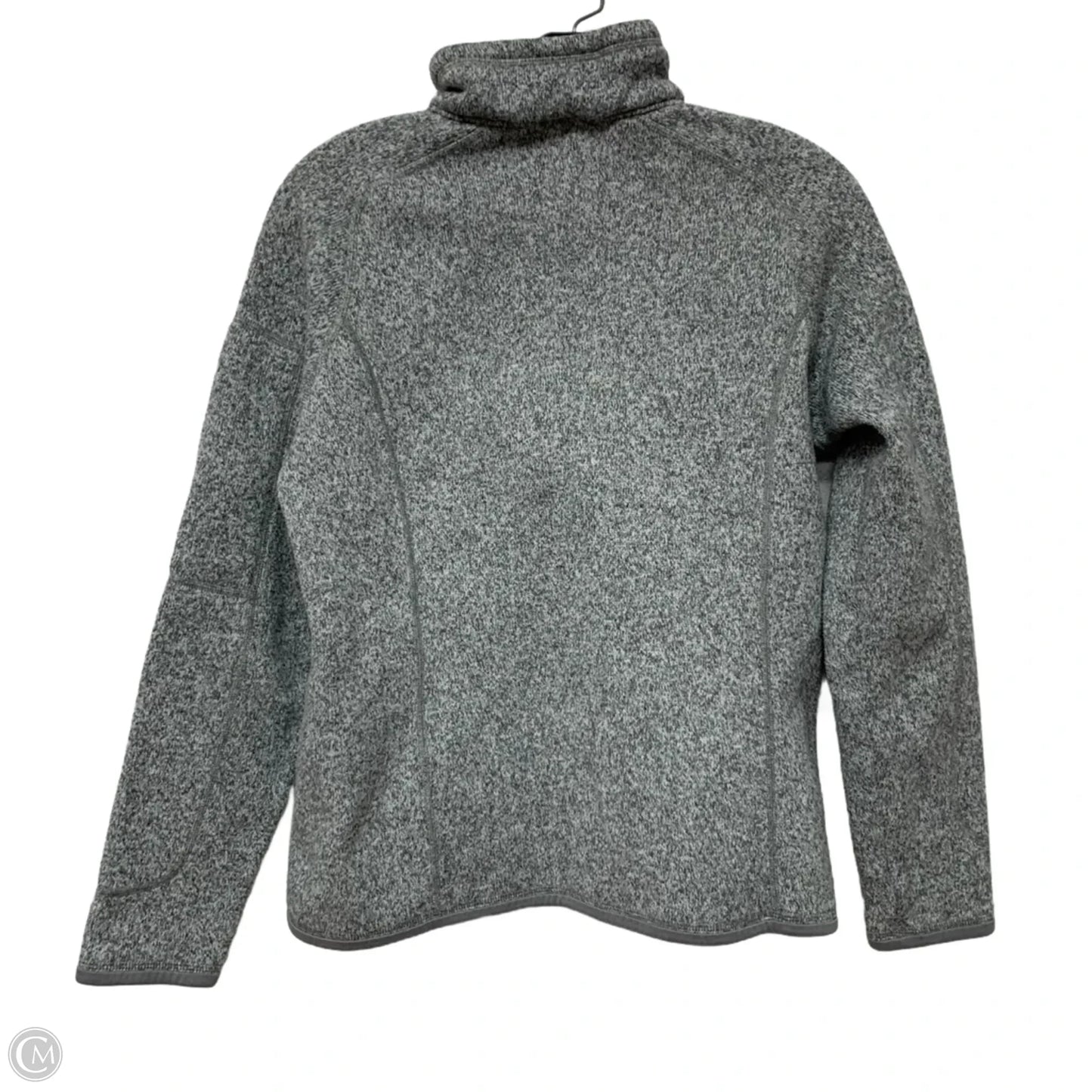 Sweatshirt Collar By Patagonia In Grey, Size: M