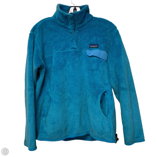 Sweatshirt Collar By Patagonia In Blue, Size: Xl