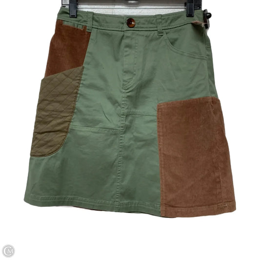 Skirt Mini & Short By Meadow Rue In Green, Size: 12