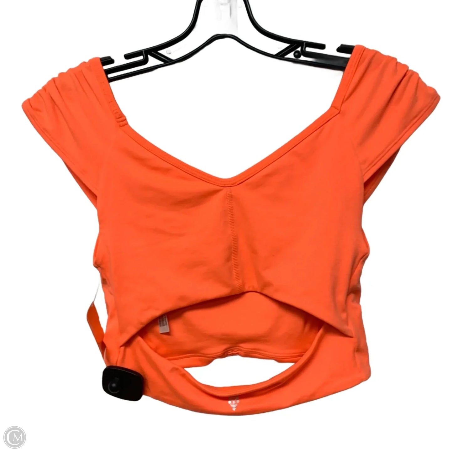 Athletic Top Short Sleeve By Free People In Orange, Size: S
