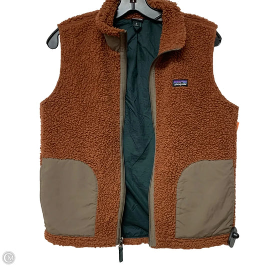 Vest Faux Fur & Sherpa By Patagonia In Brown, Size: Xl