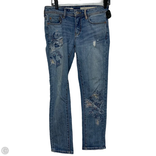 Jeans Straight By Pilcro In Blue Denim, Size: 2