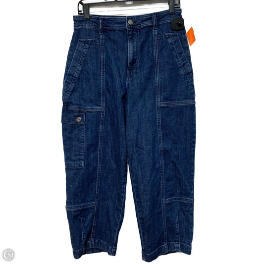 Jeans Wide Leg By Pilcro In Blue Denim, Size: 10