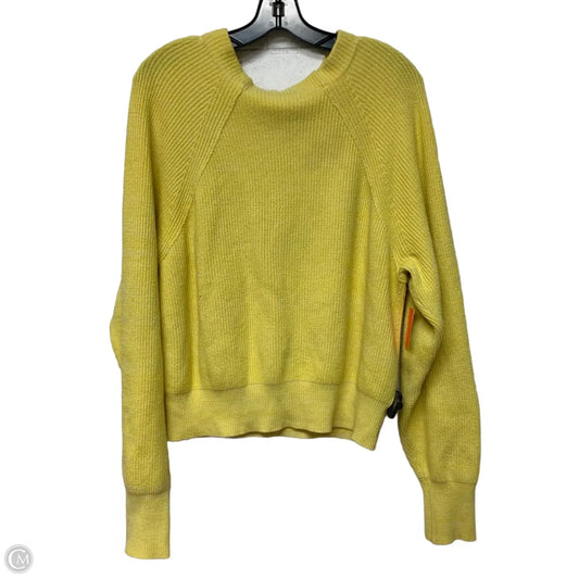 Sweater By Free People In Yellow, Size: L
