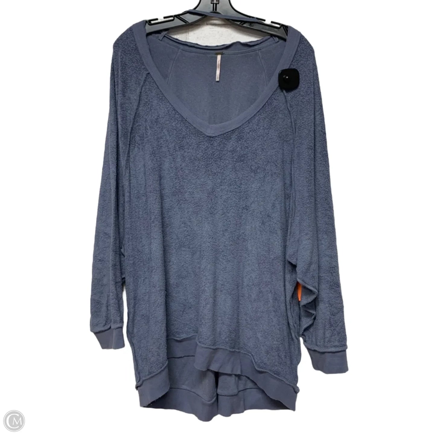 Sweatshirt Crewneck By Free People In Blue, Size: L