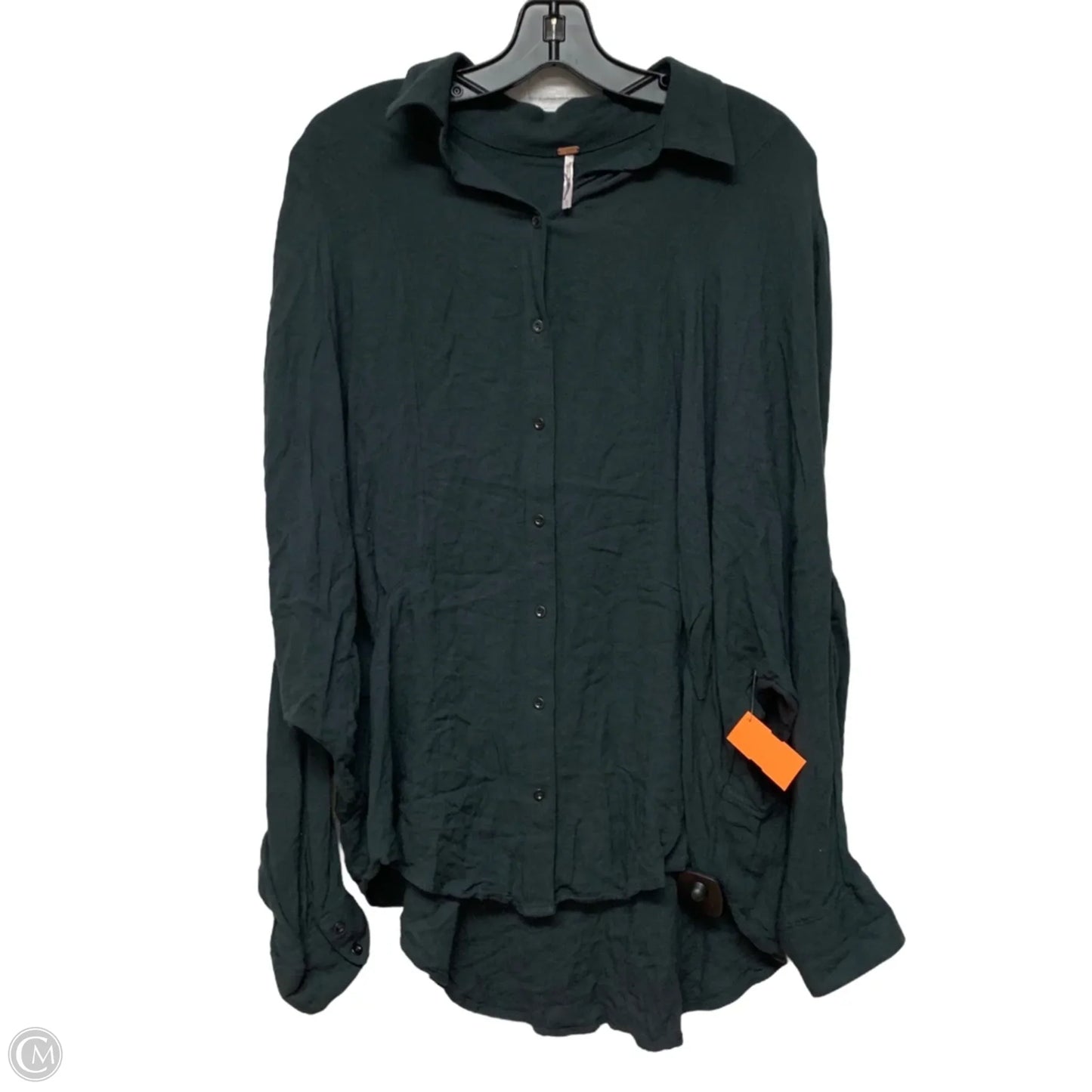 Top Long Sleeve By Free People In Grey, Size: M