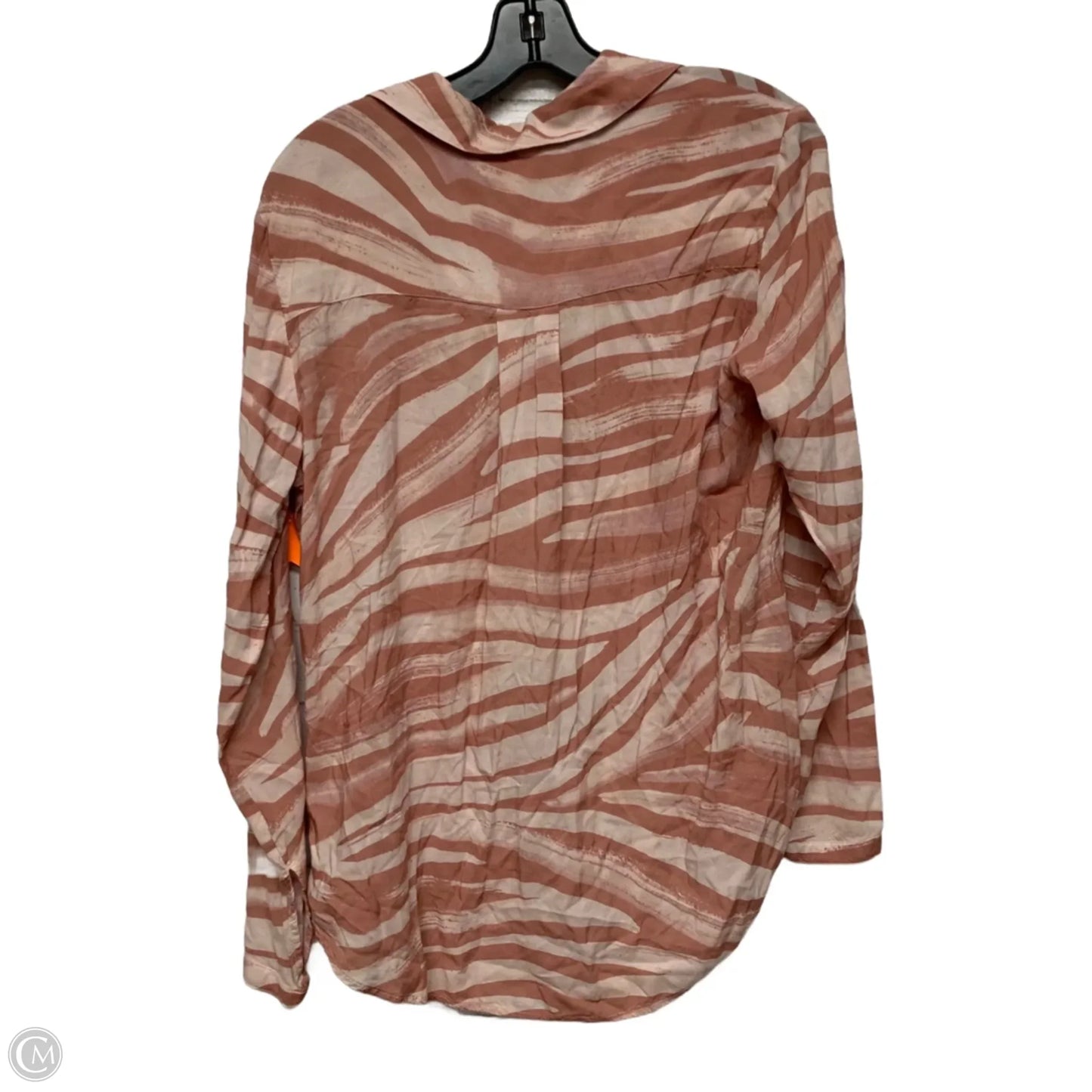 Top Long Sleeve By Cloth And Stone In Pink, Size: M