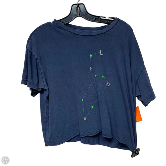Top Short Sleeve By Aerie In Blue, Size: Xs