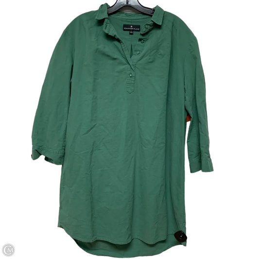 Dress Casual Short By Pomander Place In Green, Size: L