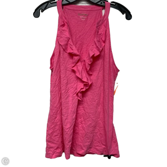 Top Sleeveless Designer By Lilly Pulitzer In Pink, Size: Xl