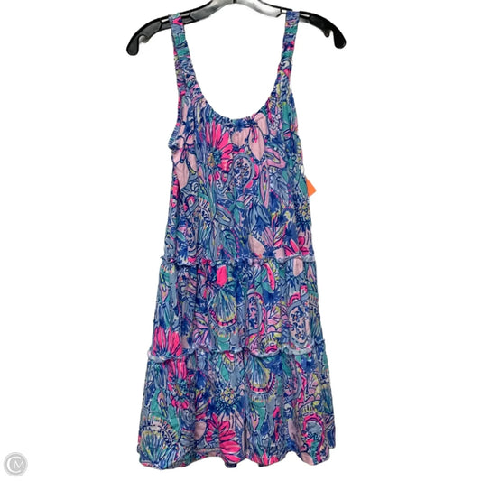 Dress Designer By Lilly Pulitzer In Blue & Pink, Size: S
